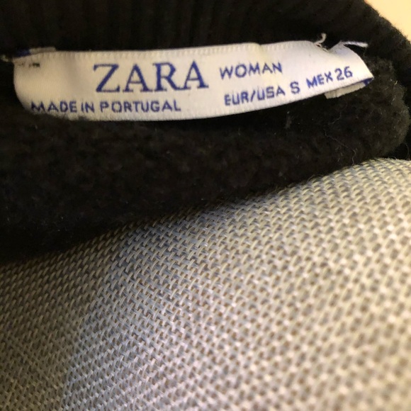 ZARA black oversized sweater size S - Picture 3 of 3